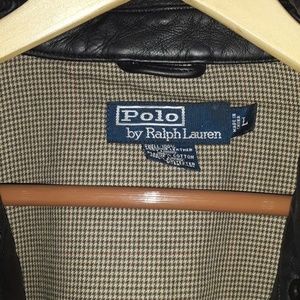 Mens Polo by Ralph Lauren Leather Jacket